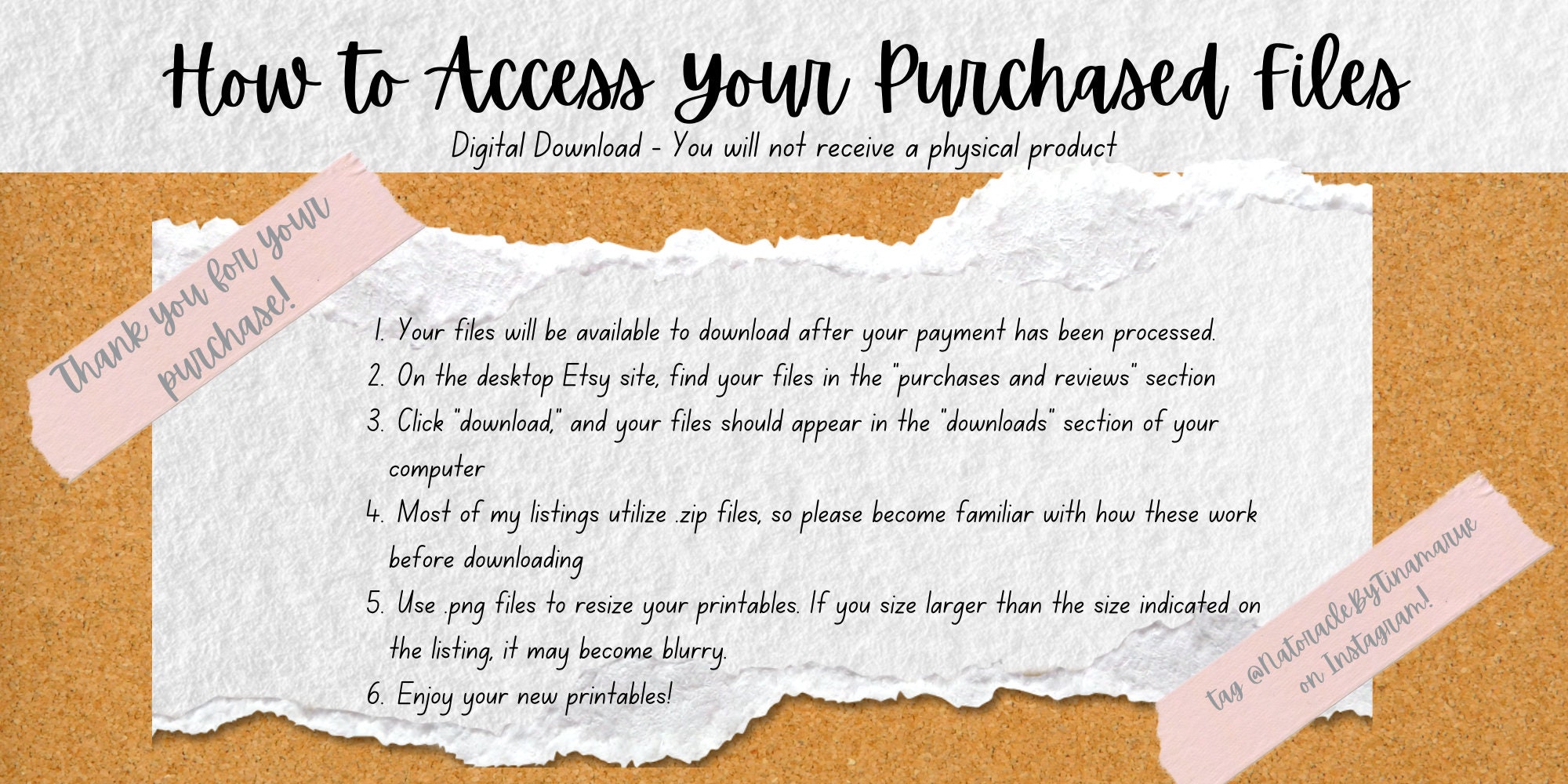 Journal Starter Kit Printable Notes Insert Lined Journal | Etsy