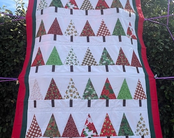 Christmas tree quilt