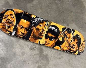 West Coast Rap Skateboard Deck