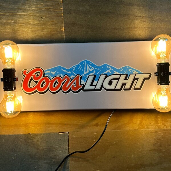 Coors Light Lamp - Etsy