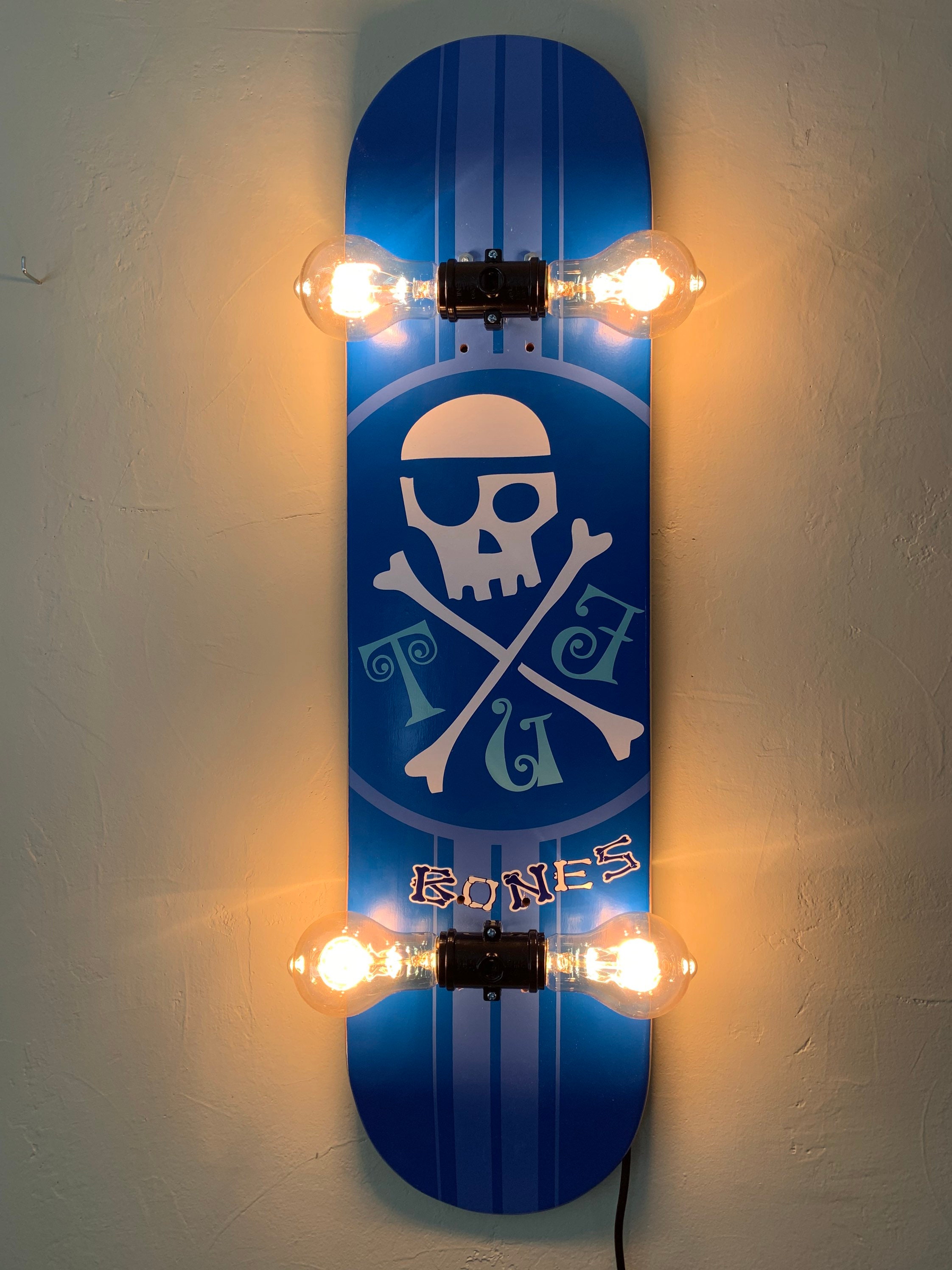 Skateboard Lamp Etsy