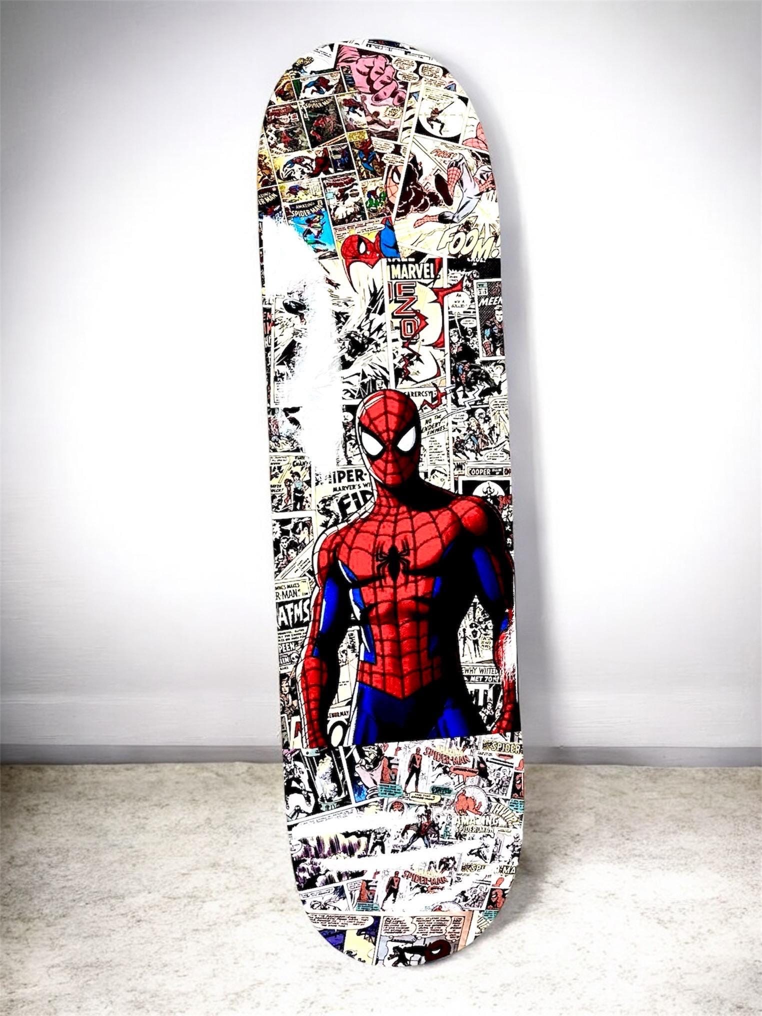 Spider-man Skateboard Deck - Etsy