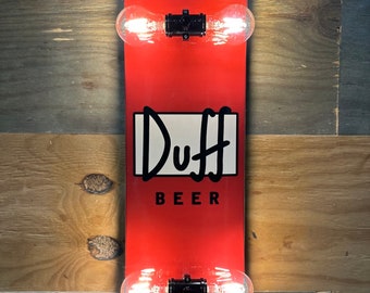 Duff Beer Skateboard Lamp