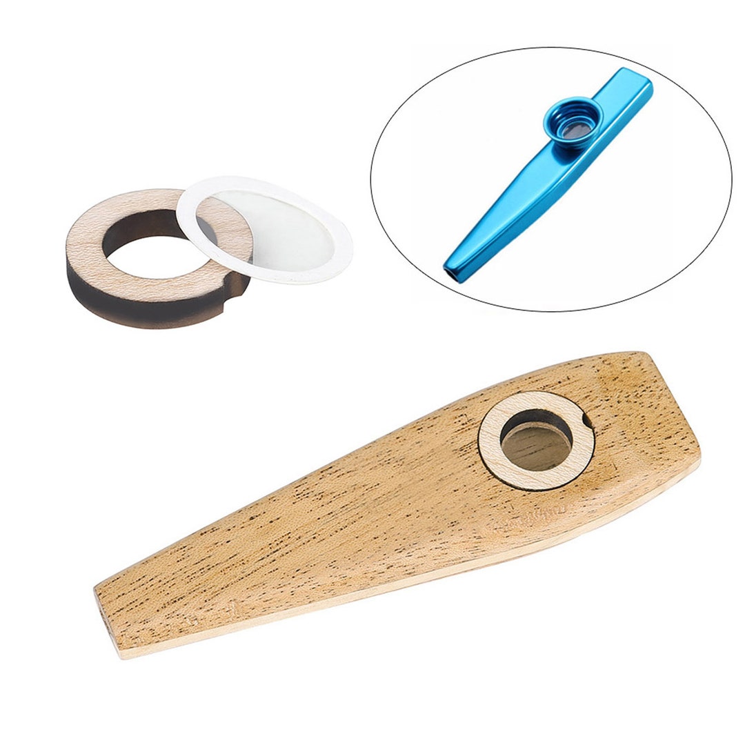 2PCS Kazoo Wooden Metal Material Kazoos Orff Instruments Music Etsy