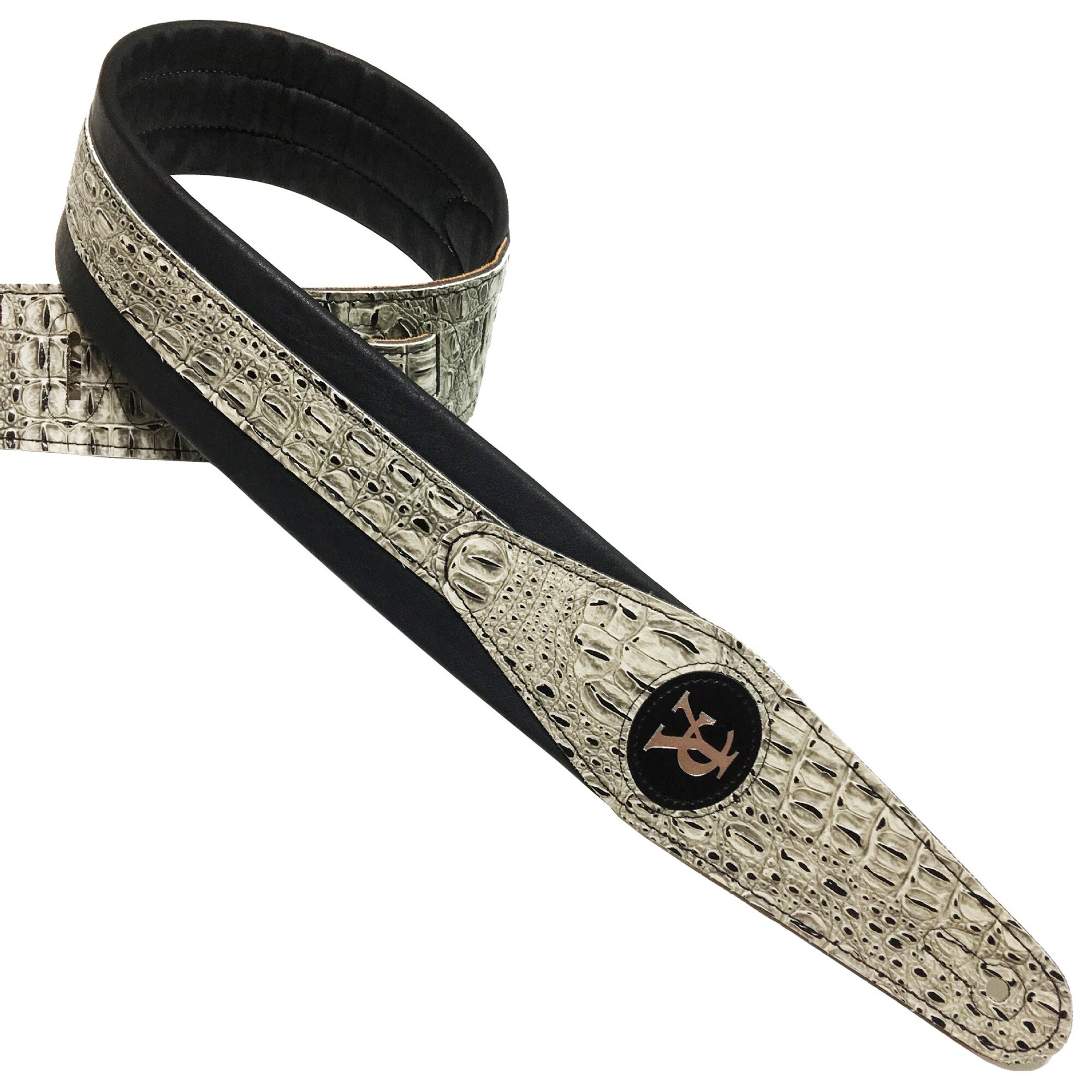 Alligator Skin Guitar Strap atelieryuwa.ciao.jp