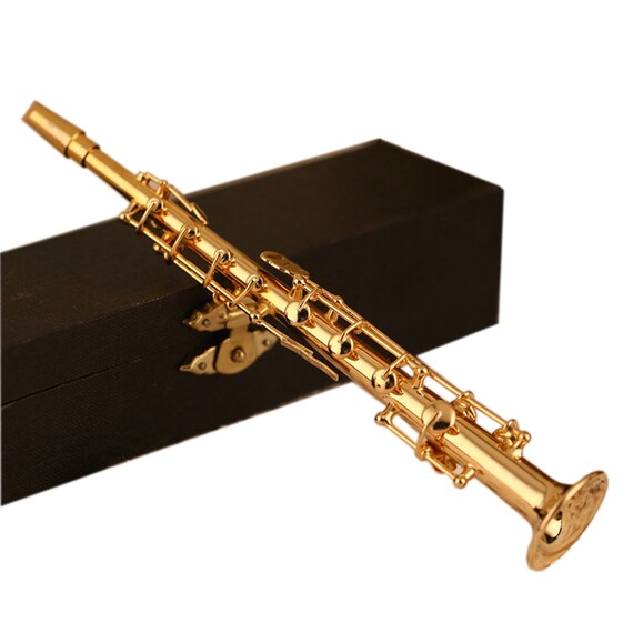 Musical 8 Notes Simulation Mini Saxophone Instruments saxophone musical set  soprano for Children Ages 3+ Gold 