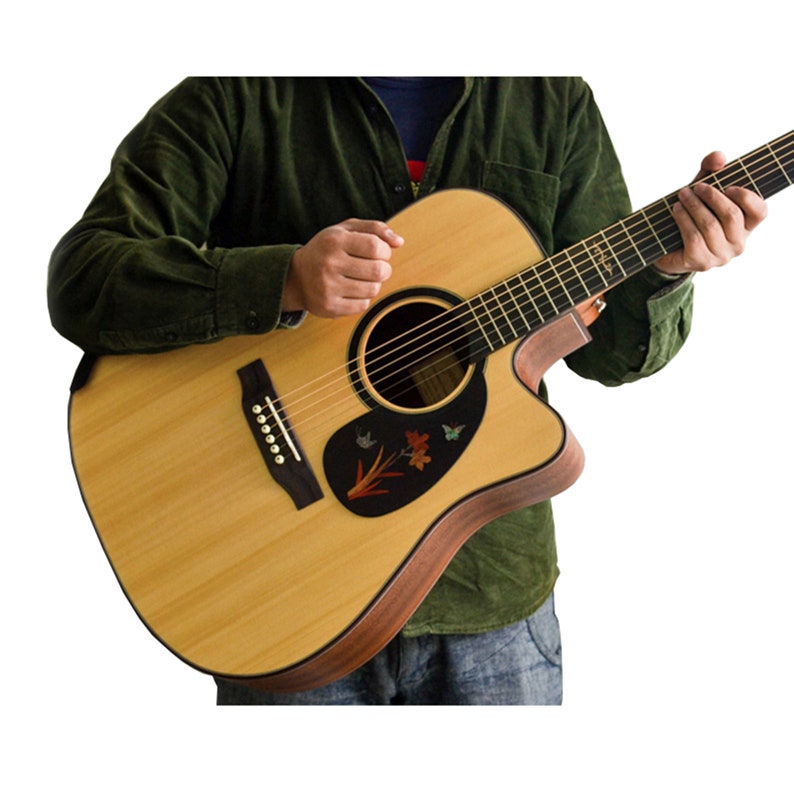 GuTang Akustik Gitarre Pickguard Holz Pick Guard für 40 Etsy