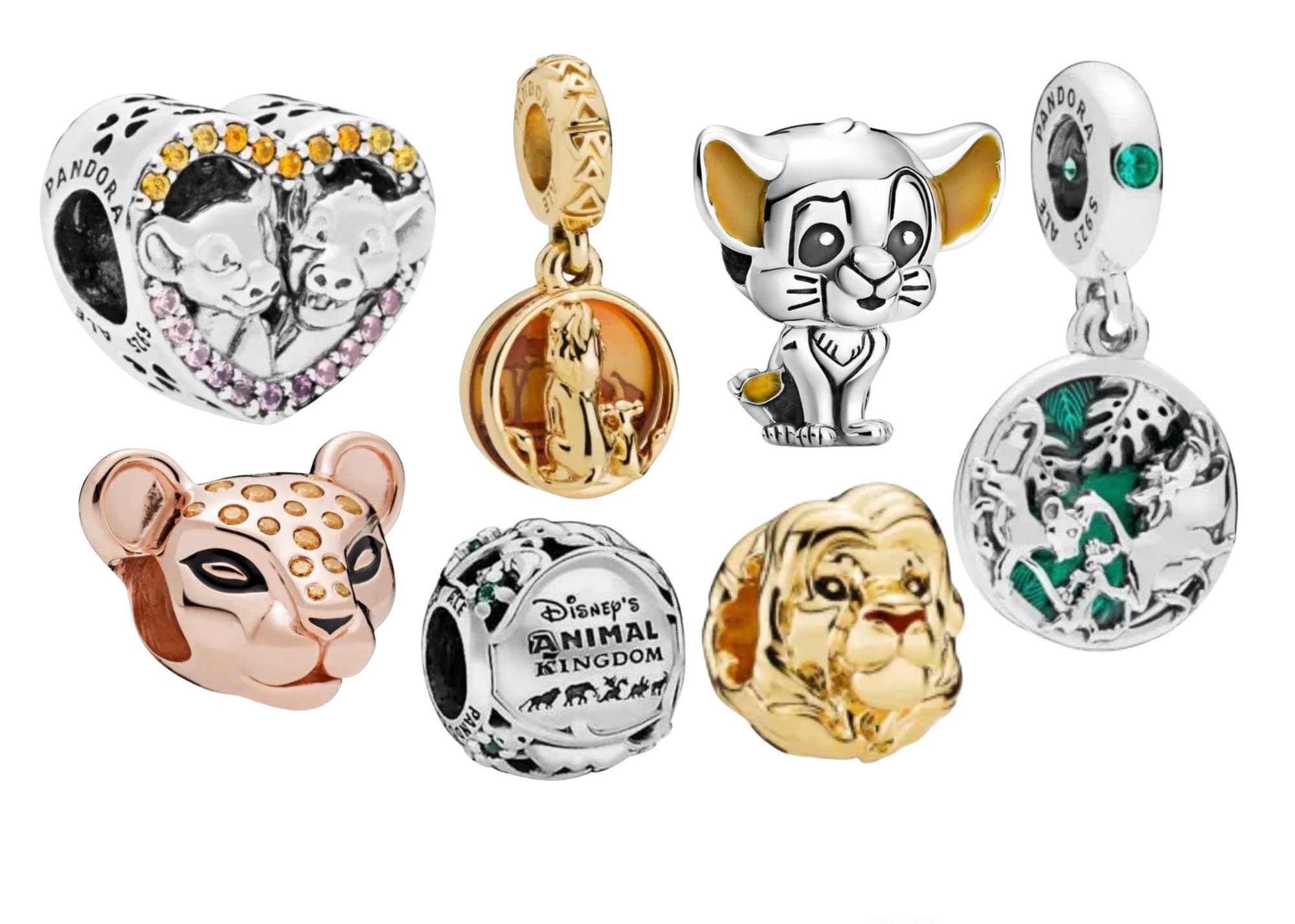 Fietstaxi resultaat hoekpunt Disney Lion King Bracelet Charm for Pandora Style Gold Plated - Etsy