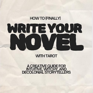 Write a Novel with Tarot | Tarot for Writers PDF Guide | Creative Writing with Tarot | Digital Download