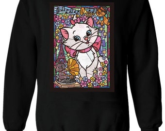Floral Cat Cute Flowers Instagram Hoodie Sweatshirt Jumper Men Women Unisex 1690