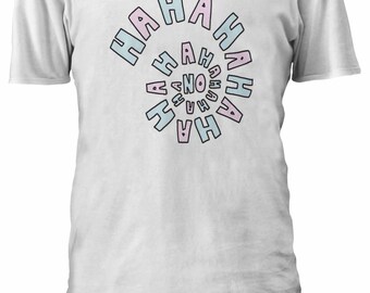 Owl Laughing HaHa No Ha Ha Tumblr Fashion T Shirt Men Women Unisex 1454