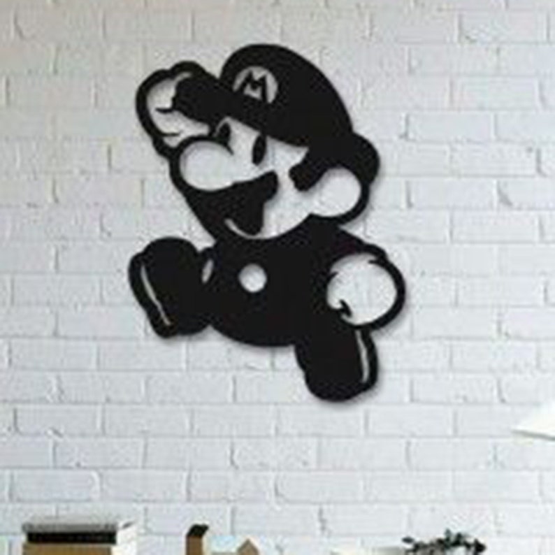 Super Mario Geometrisches Set aus Holz Wanddekoration - Etsy