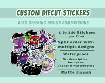 Custom Die Cut Stickers!
