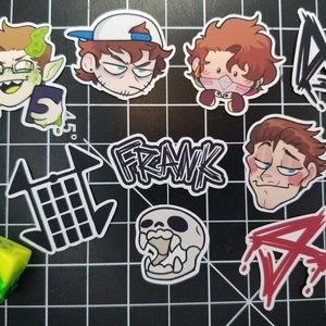 Generation Loss 9pc Sticker Set | Slimecicle, Ranboo, SneegSnag, Jerma985, FRANK