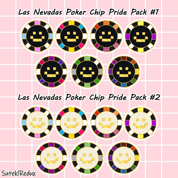 LIMITED Quackity Las Nevadas Poker Chip Sticker Pride Packs Etsy