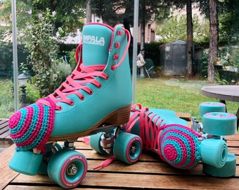 Handmade Quads Roller Skate Crochet Toe Guards, Personalized Toe Covers, Customized Toe Caps, Toe Snouts Accessories for Toe Stop