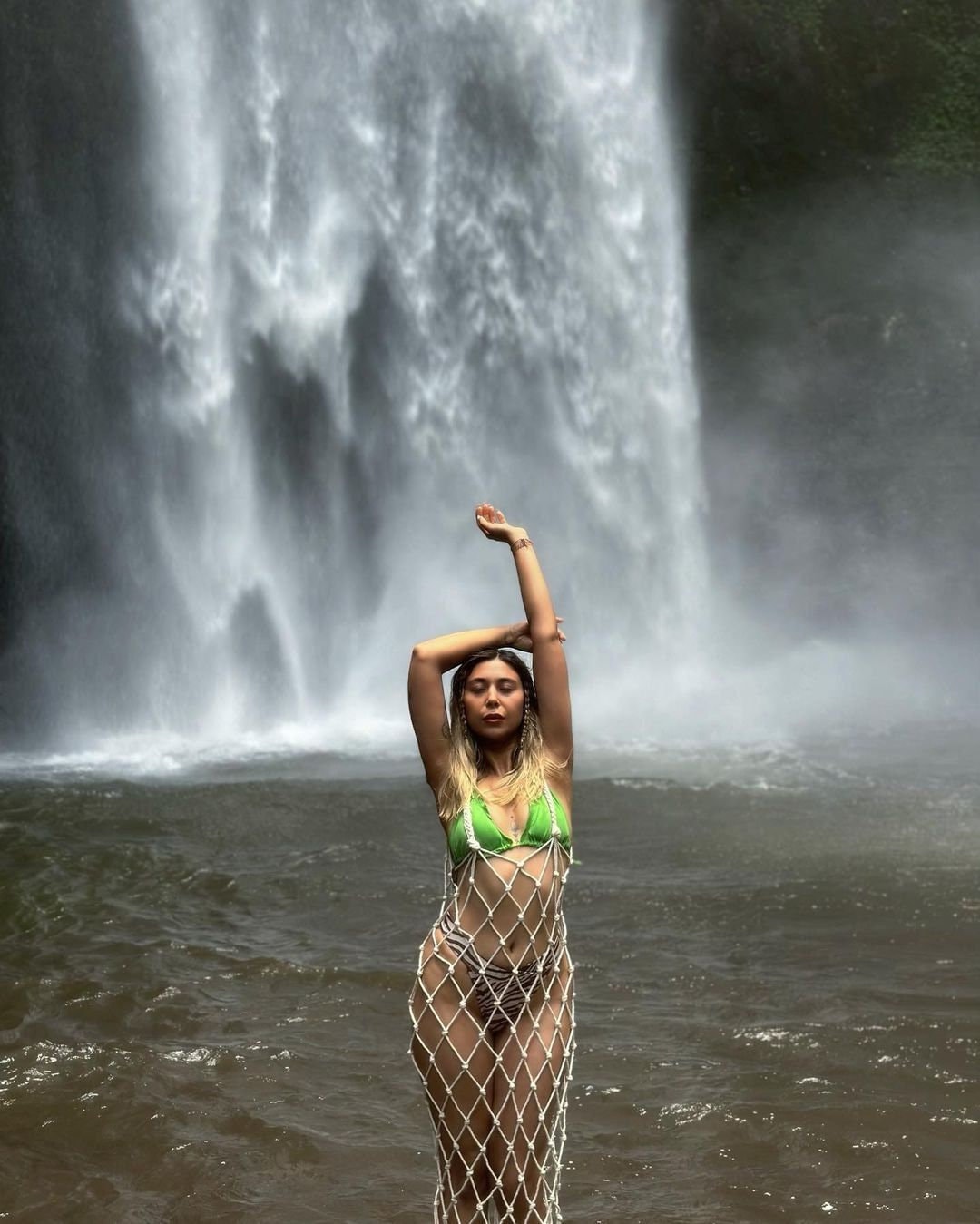 Handmade Macrame Dress, 100% Recycled Boho Festival Beach Dress - WILD#11