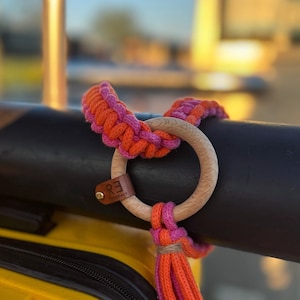 Handmade Macrame Yoga Mat Sling: Recycled Cotton Strap