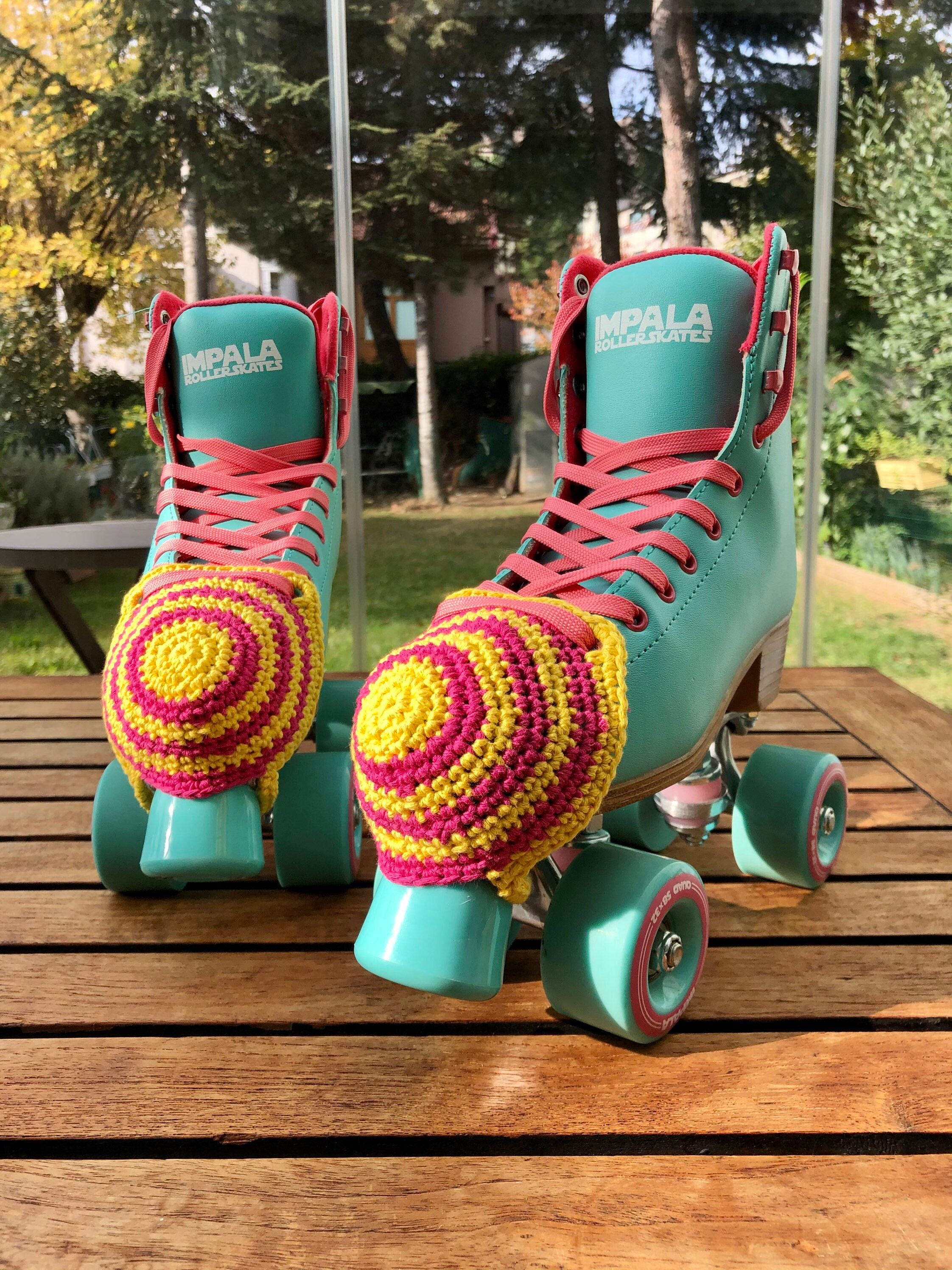 Handmade Quads Roller Skate Crochet Toe Guards Personalized Etsy