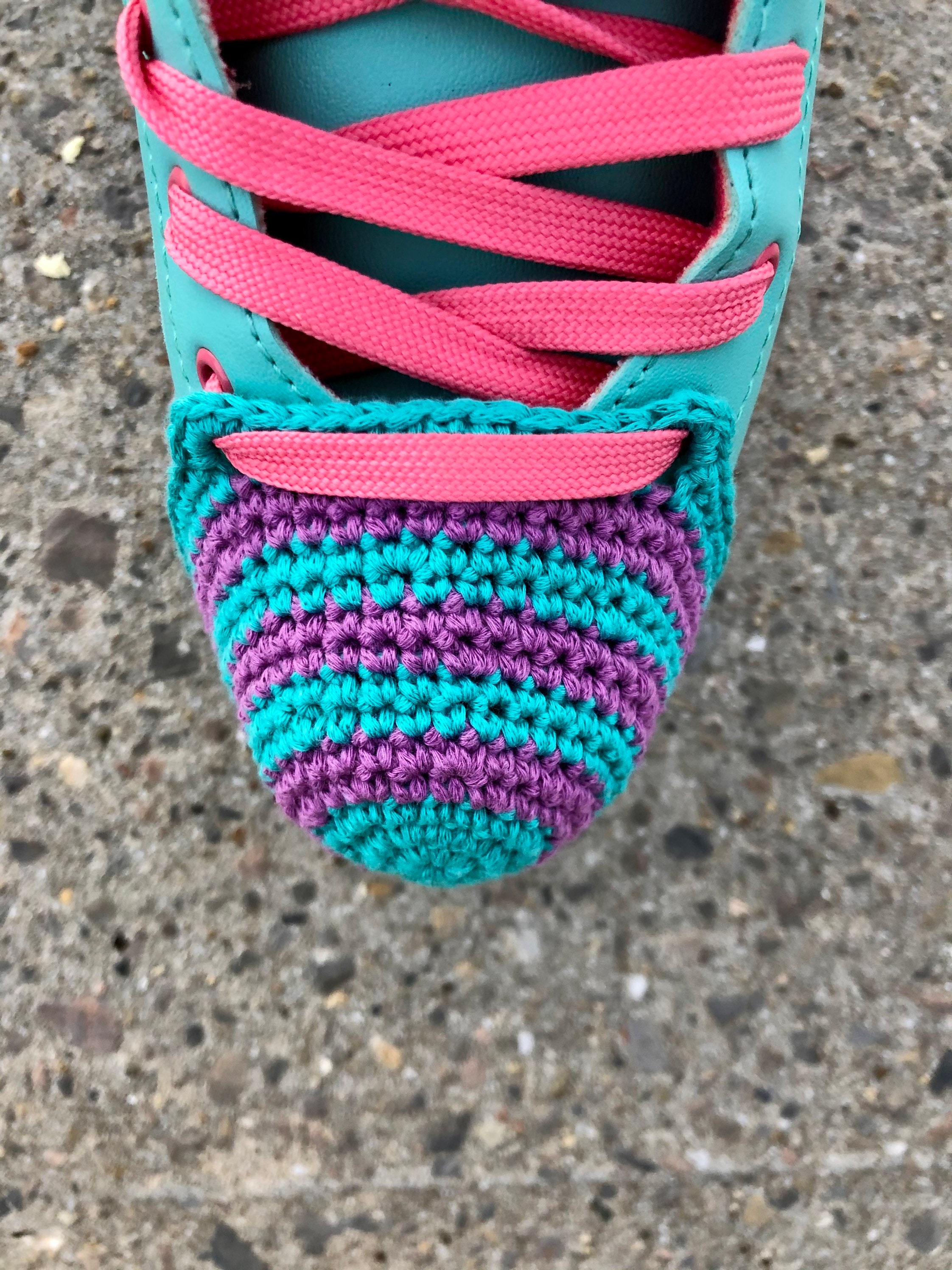 Roller Skate Crochet Toe Guards Personalized Toe Covers Etsy
