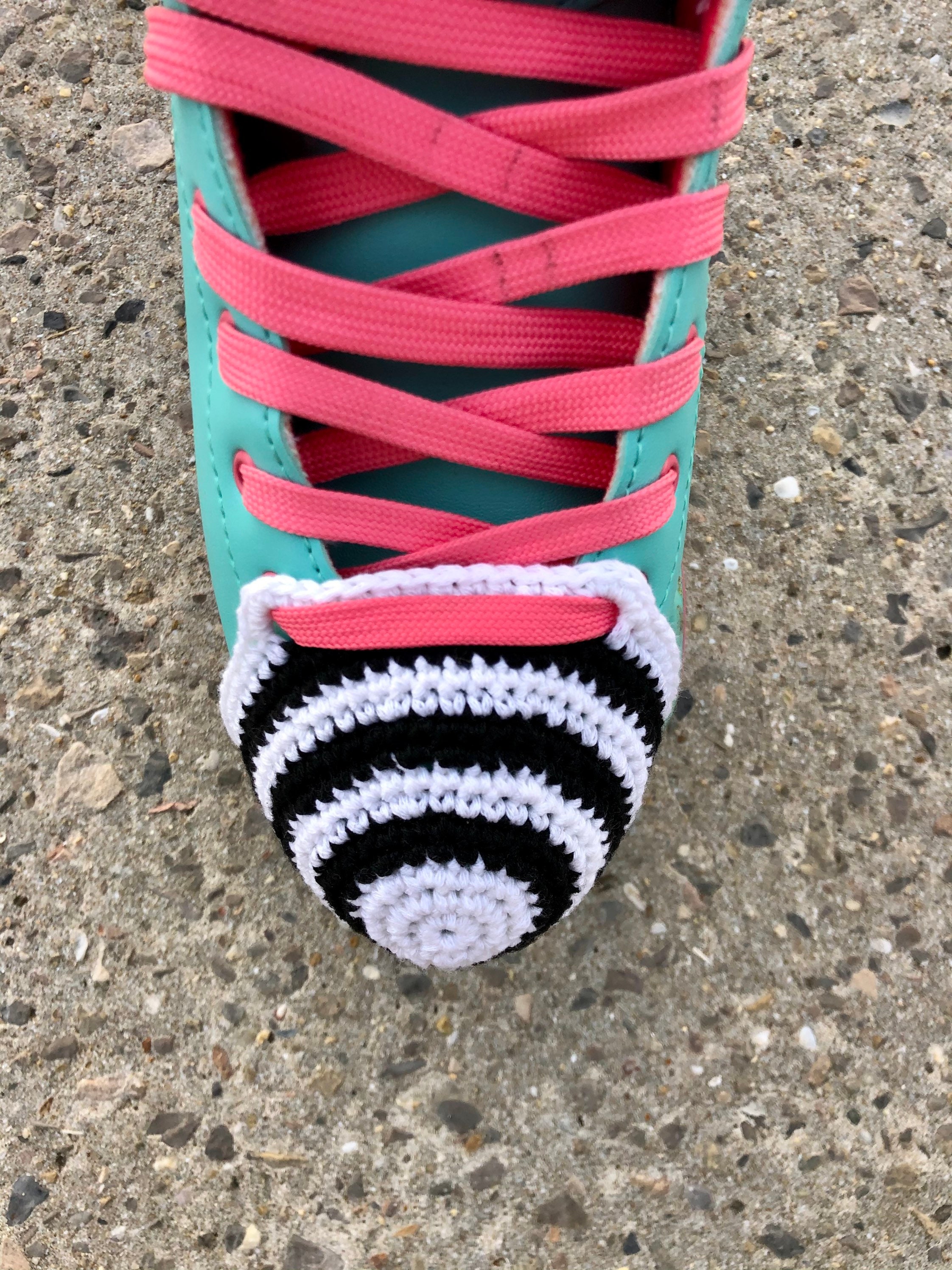 Handmade Quads Roller Skate Crochet Toe Guards Personalized Etsy