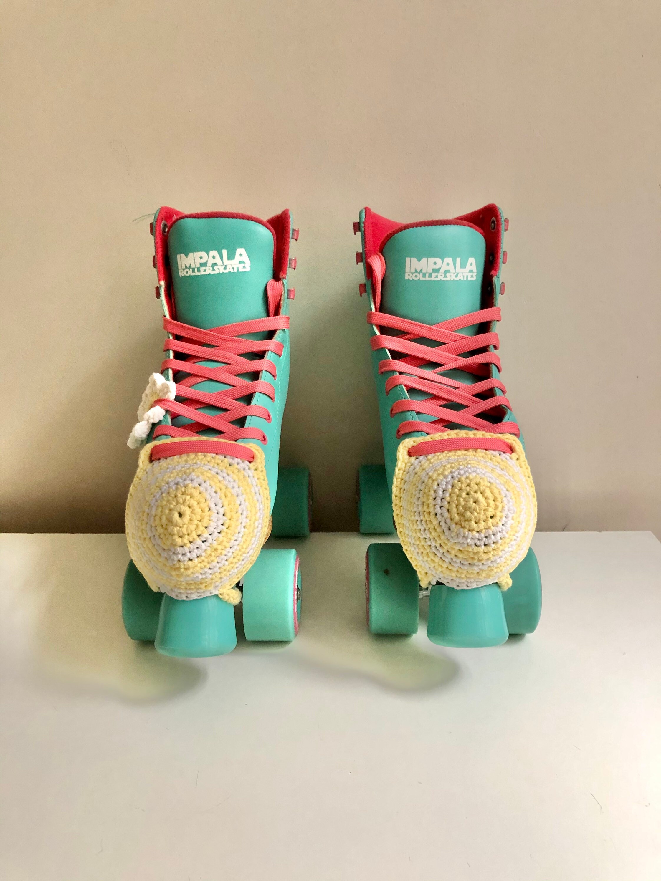 Handmade Quads Roller Skate Crochet Toe Guards Personalized Etsy Hong