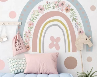 Rainbow Wall Decal Etsy