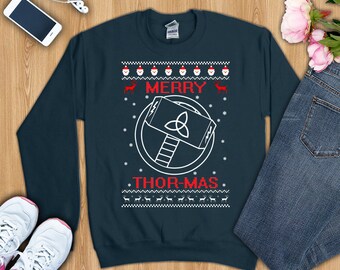 thor ugly christmas sweater