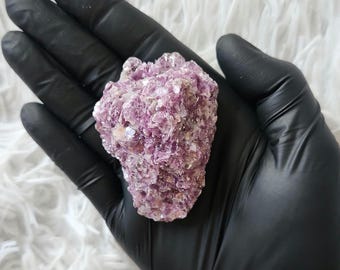 Lepidolite Purple Mica Small Rough Crystal | Transition | Courage | Protection | 5 Styles