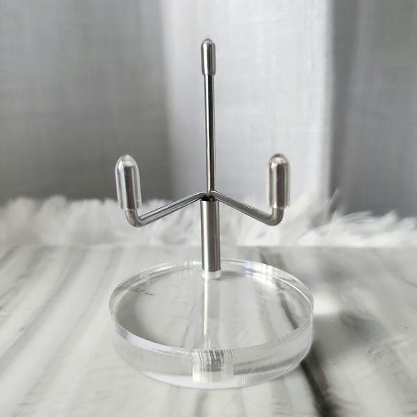Clear Acrylic Stand for Crystals - Y Stand - 4 Sizes