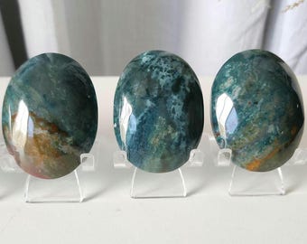Ocean Jasper Large Palm Stone Crystal | Creativity | Resilience | Confidence | 6 Styles