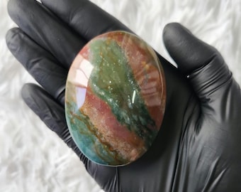Ocean Jasper Large Palm Stone Crystal | Creativity | Resilience | Confidence | 6 Styles