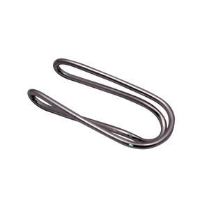 Fermasoldi a Molla in Argento Sterling 925 Fatto a Mano in Italia. Ferma Soldi Argento Sterling per Uomo.