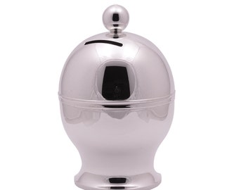 Sterling Silver 925 Money Bank Handmade in Italy. Piggy Bank for Baby Birth