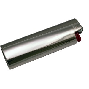 Sterling Silver 925 Bic Lighter Medium Cover Handmade in Italy. Medium Bic Lighter case.