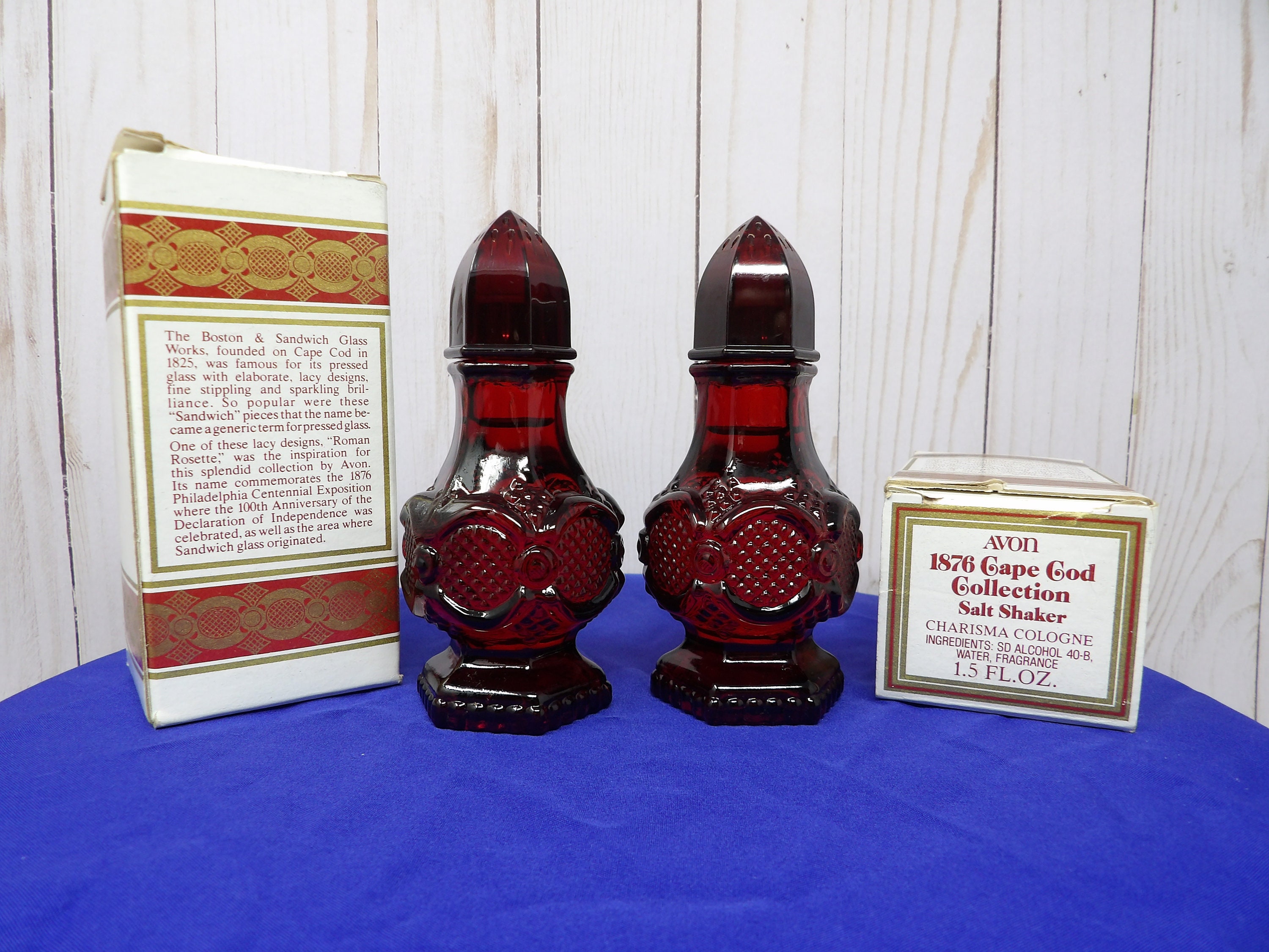 Avon 1876 Cape Cod Collection Salt Shakers - Etsy