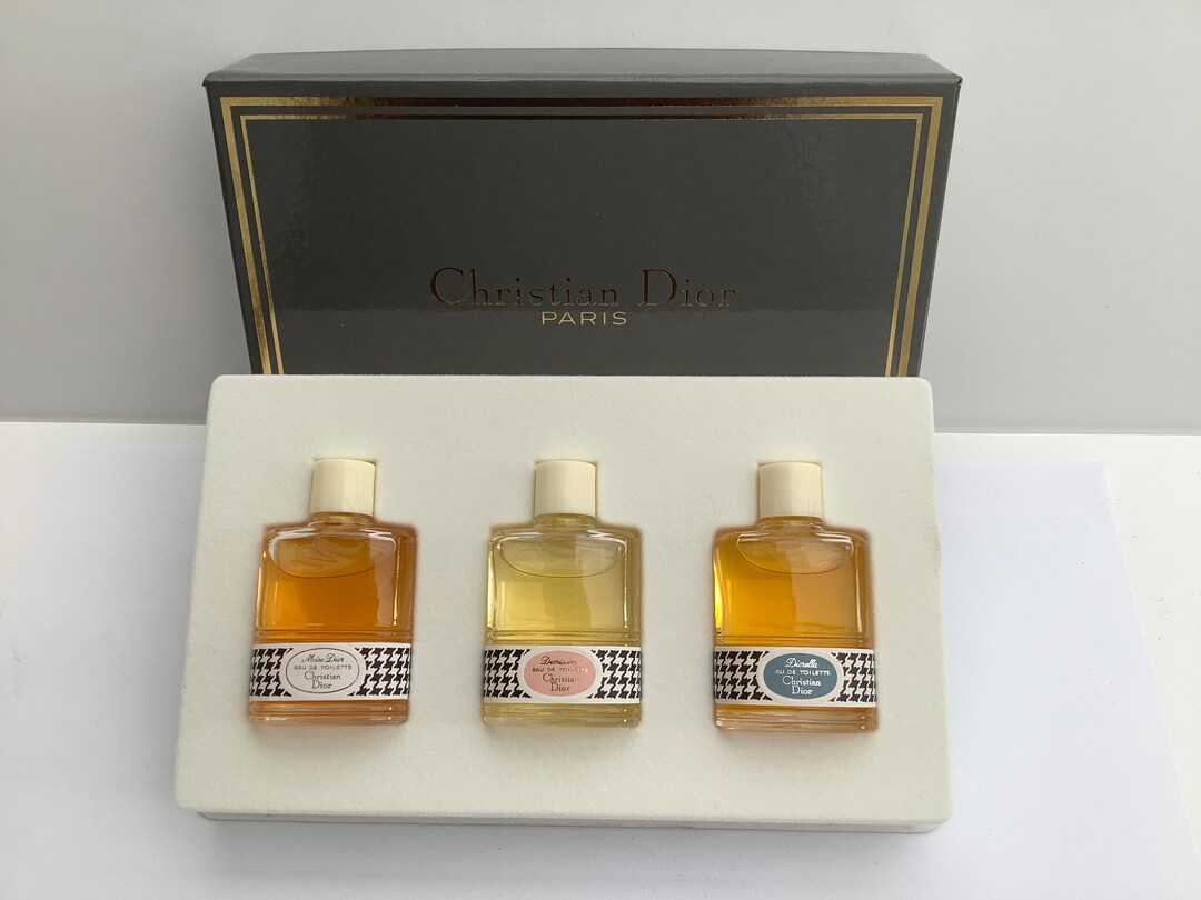 Christian Dior Perfume Miniature Box Set - Etsy Christian Dior Perfume Miniature Box Set - Etsy