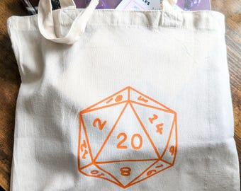 Bag of Holding - 100% cotton tote for TTRPG Battles- DnD / Dungeons and Dragons