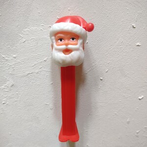 Santa Claus vintage PEZ dispenser from 1980, rare edition with eyes open