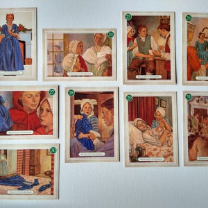 Mudanças para Felicity: American Girls Vintage Trading Cards (cartas colecionáveis originais da American Girl de 1994) - Conjunto "Felicity's Surprise" esgotado