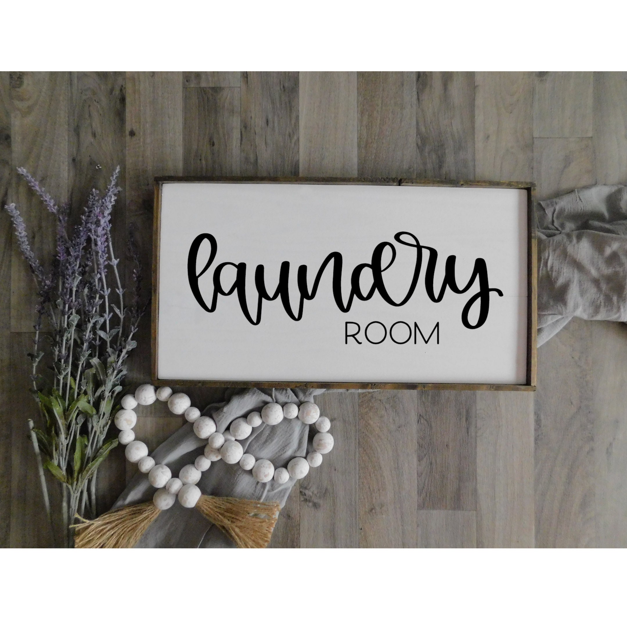 Wäschestube Holzschild Rustikales Schild Bauernhaus Schild | Etsy