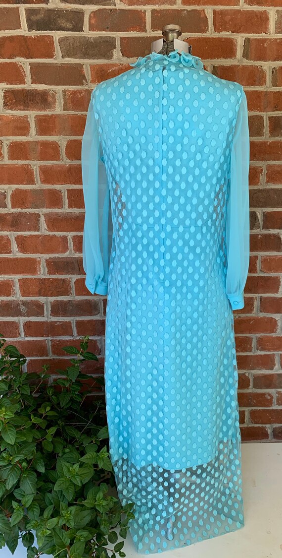 70s Mother of the Bride Dress, 70s 2 pc Dress, La… - image 3