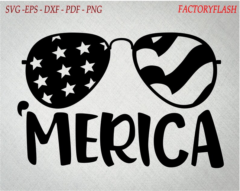 Merica N4 Cut Files Svg Eps Dxf Png Pdf Printable Etsy