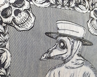 original work by MEMENTO MORI  plague doctor