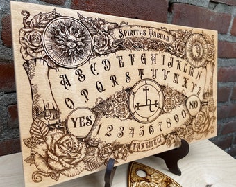 Original Lilith Altar Ouija board Lilith's sigil spirit board, wooden engraving, planchette ,divination table