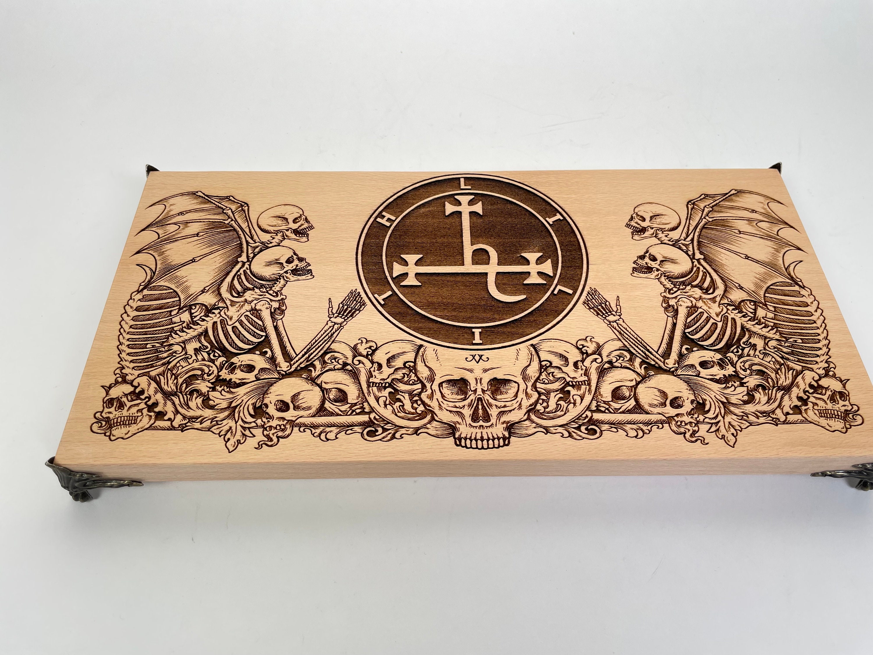 Lilith Altar,wooden Ritual Table ,altar Offering Table,sigil of Lilith ...