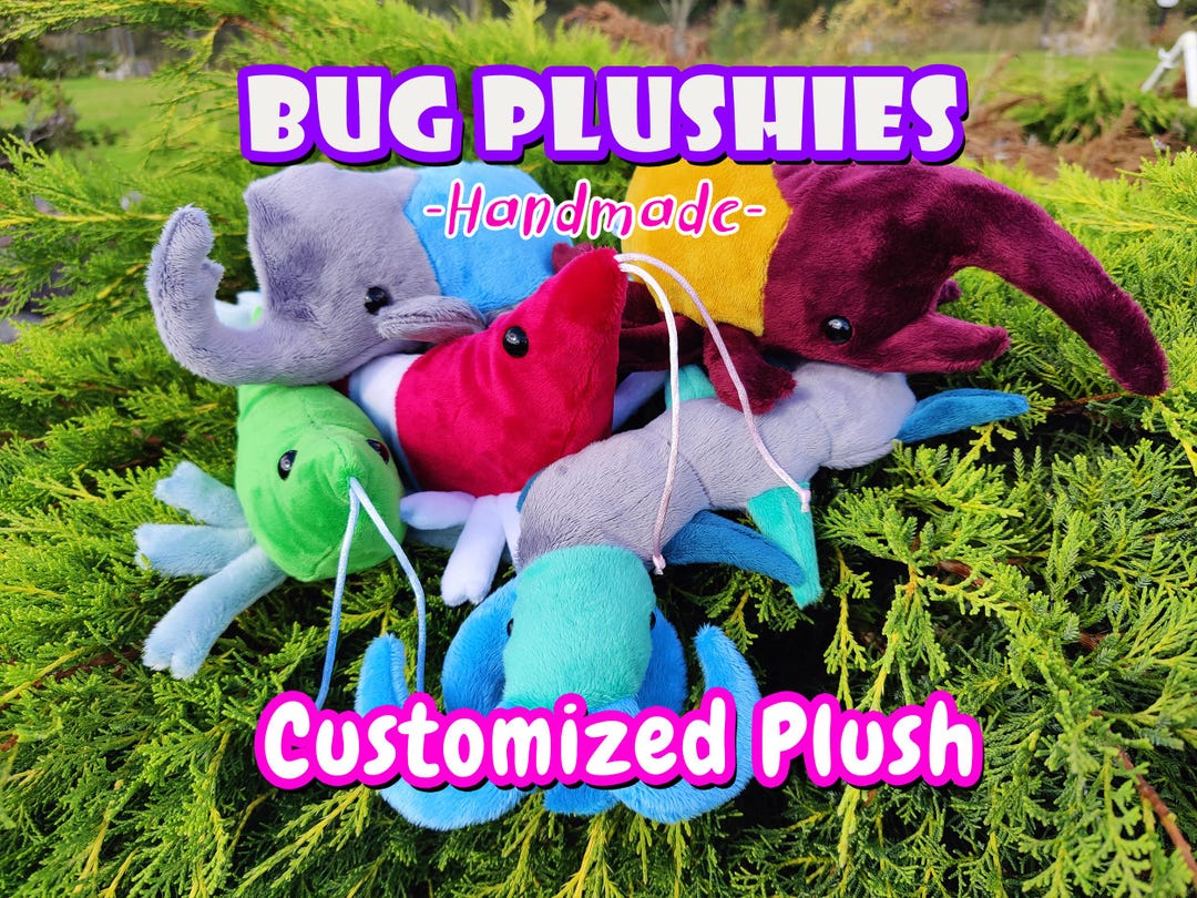 Customized Bug Buddies - PLUSHIE Handmade Soft Toy - Etsy