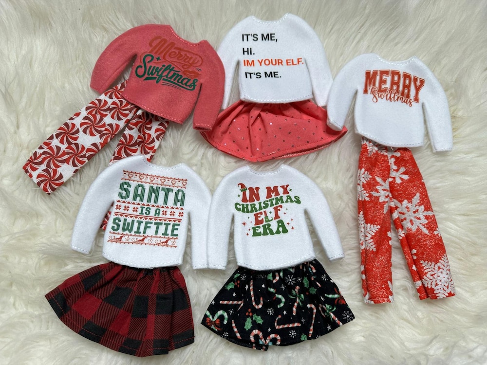 Swift elf sweater, Swift sweater, Swift Elf Outfit, Elf Shirt Sweater, Christmas Elf sweater, Elf  sweater