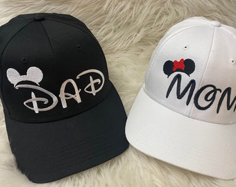 Custom Baseball hats, Disney Hats, Adults, Kids Vacation Hats Baseball,Embroidered