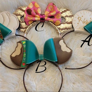 Cookie Ears, mouse ears, Scout cookies, headbands, girls hair accessories, vinyl